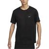 Nike Men's Quick-Dry Pullover Crew Neck Solid Color Short-Sleeve T-Shirt Black