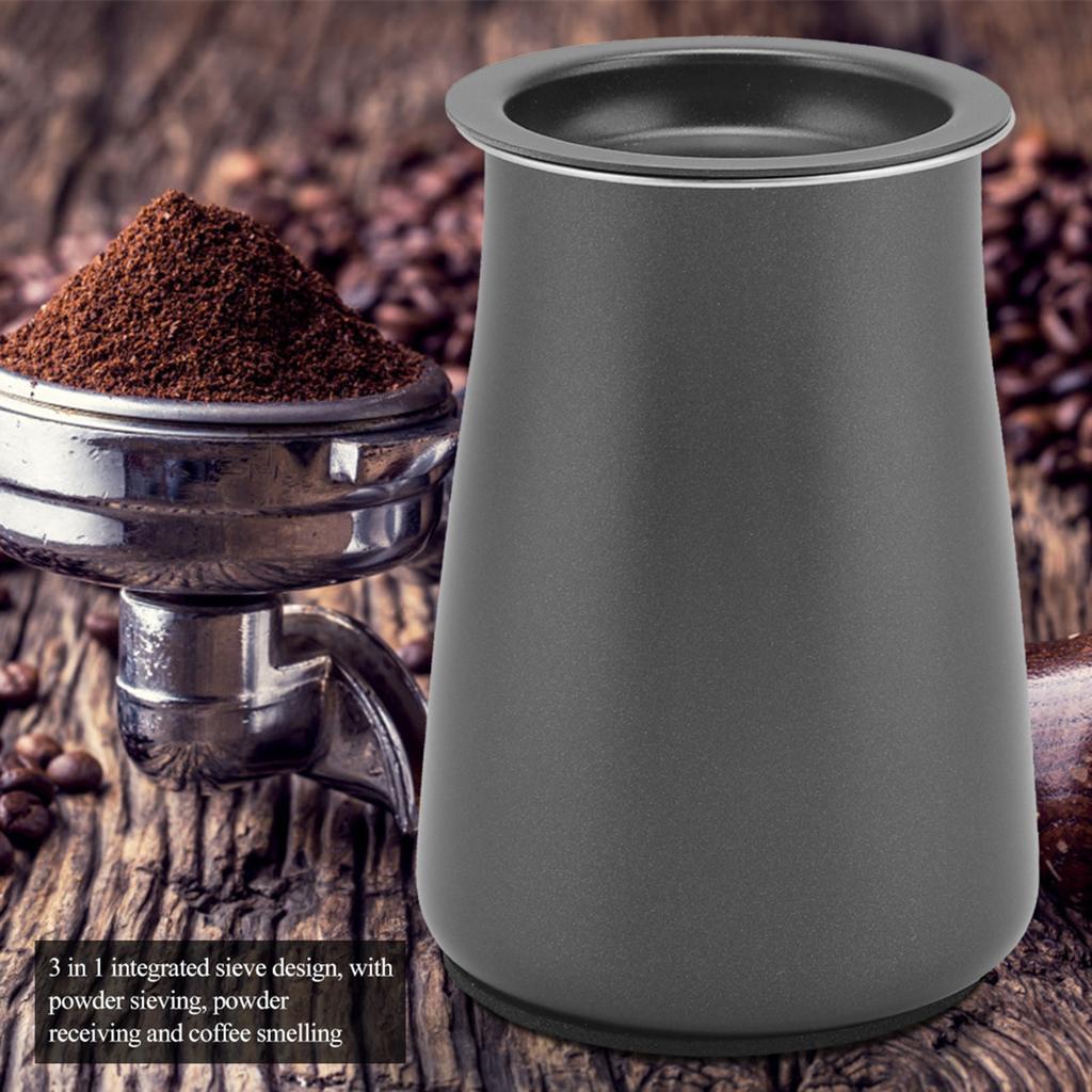 Stainless Steel Coffee Powder Sieve Dustproof Flour Filter Cup Grinder Accessory