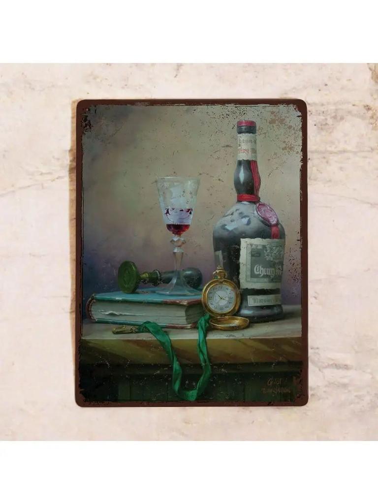 Provence Style Tin Sign 20x30cm, Vintage French Country Wall Decor