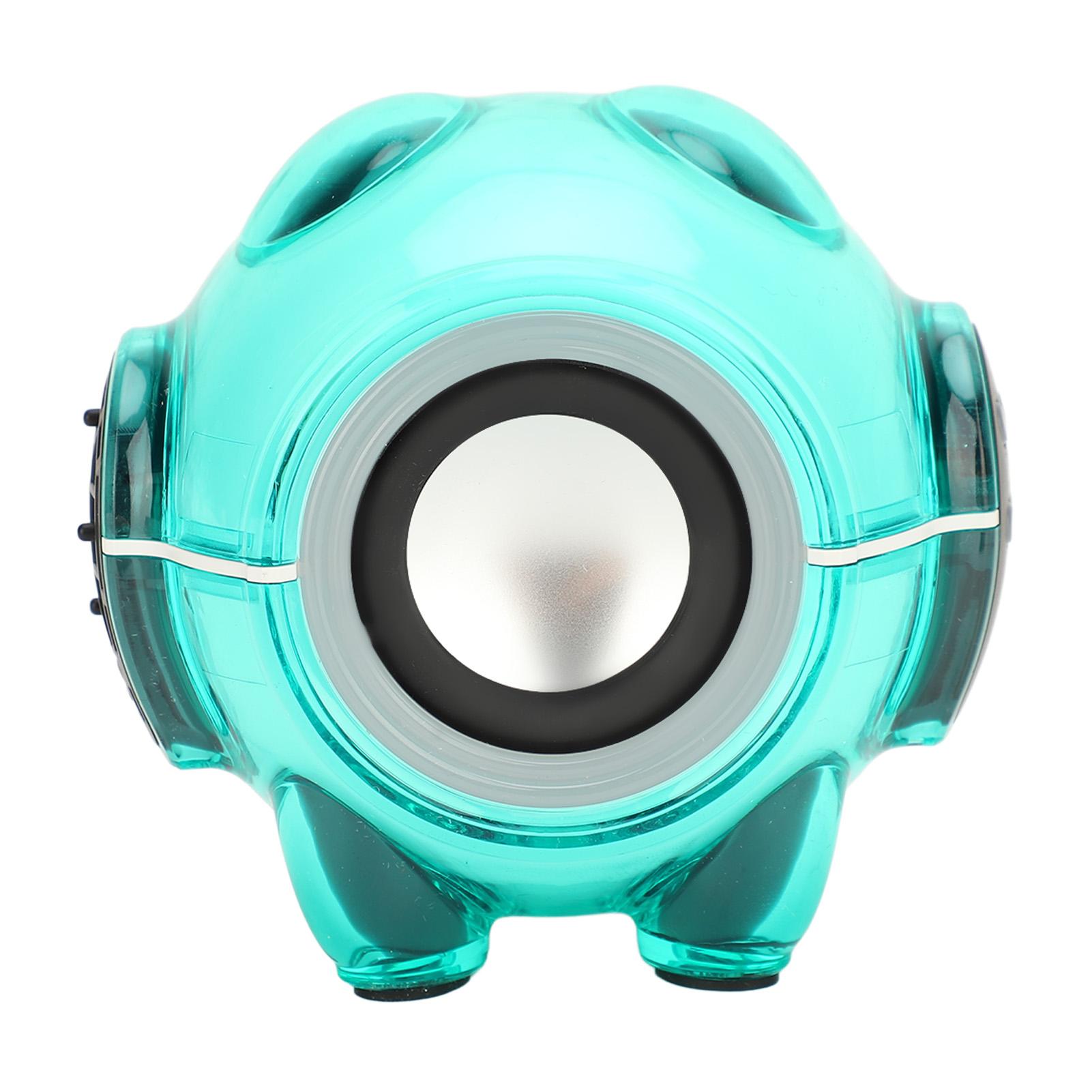 

Мини беспроводной динамик Bluetooth 5.2 портативный динамик 1200 мАч RGB динамическое освещение для кемпинга автомобиля зелёный