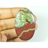 29X45X05 MM Natural Dragon Jasper Oval Shape Cabochon Loose Gemstone 70Cts. SY-461