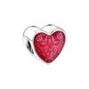 Latin Red Heart Charm Women Jewelry 792048EN117