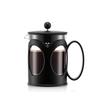 BODUM KENYA French Press Coffee Maker, 500ml, Black, Stainless Steel Filter, Glass Beaker,