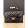 Used Classic Flap Card Holder Black - Excellent Condition