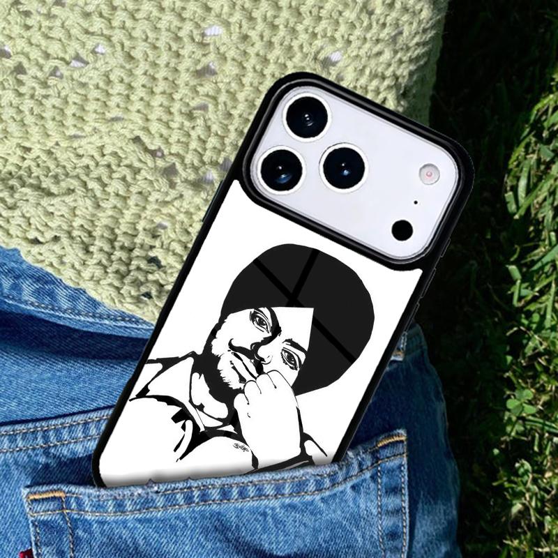 Sidhu Moose Wala Phone Case For iPhone 17 AIR 16 Pro Max 15 14 Pro 11 12 13 Shockproof Silicone Cover