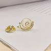 New Alloy Brooch High-end Niche Women's Peony High-end Pin Coat Suit High-end Versatile Brooch