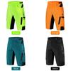 Men 2 In 1 Cycling Shorts Breathable Quick-Drying MTB Mountain Bike Baggy Shorts with 3D Padding