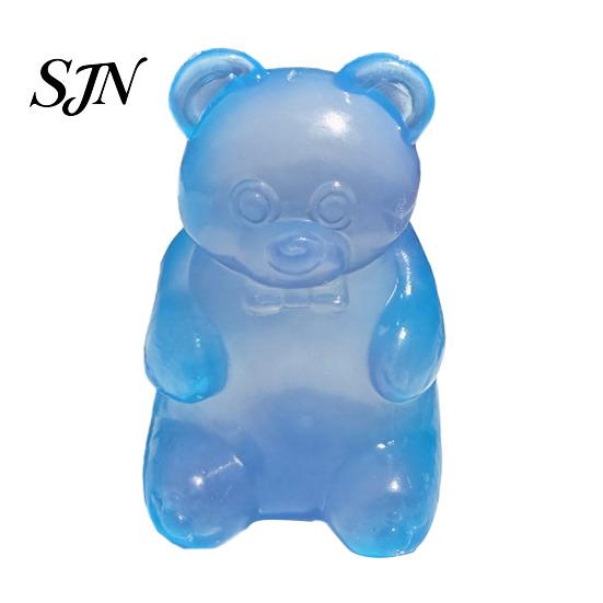 TPR Stressball Klarer Bär Kneten Angstlinderung Form Schüler Konzentrationshilfe Zuckerball Sensorisch Weich Dehnbar Dekompression Fidget Taktile Stimulation