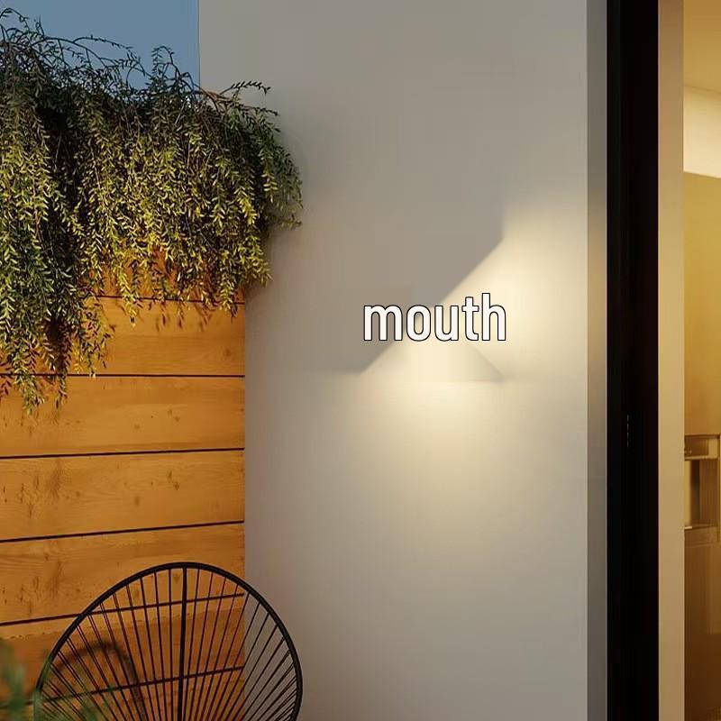 Wasserdichte LED-Wandleuchte für Villa, Garten, Hotel, Balkon, Flur und Zaun - Innen-/Außenbereich