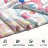 1PC Custom Name Sylveon Patterned Flannel Blanket Suitable For All Seasons for Home Decor Warmth and Comfort Gifts Holiday Present_lx