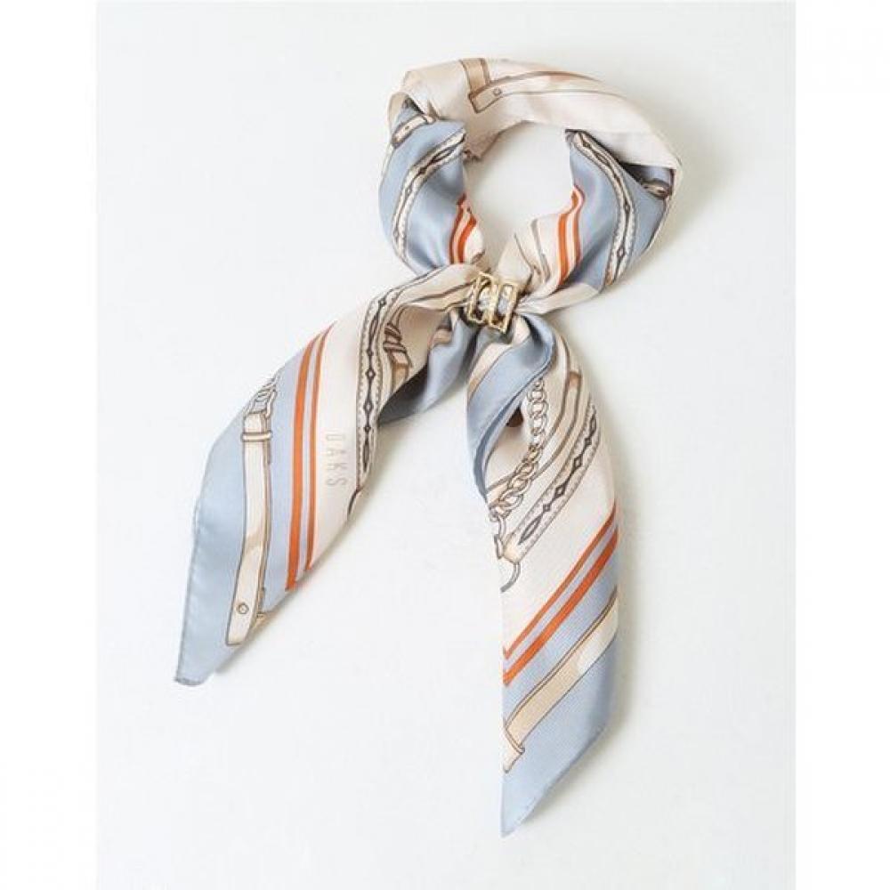 Daks Blue Dd Chain Scarf   Ring Set Dcsc4f703b1