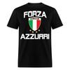 Forza Italia Azzurri Shirt Italian Pride Gift Italy Flag T-Shirt Size S-6XL