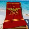 SPQR Aquila dorata ramo d'olivo freccia Asciugamani da spiaggia ad asciugatura rapida sono adatti per piscine campeggio yoga e palestra