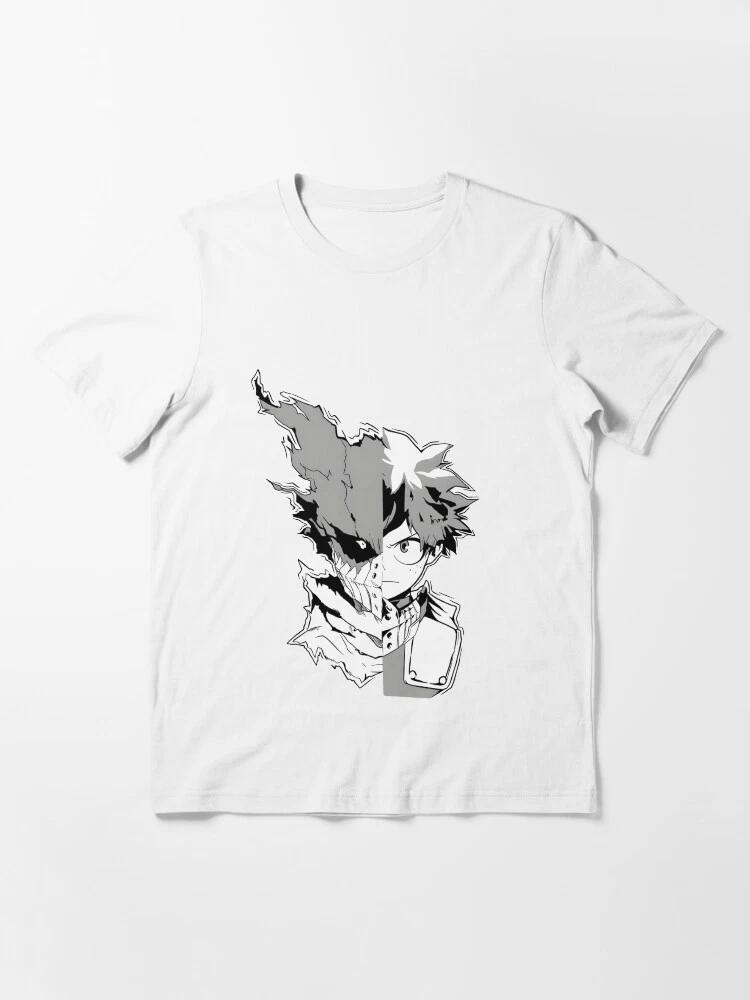 Anime My Hero Academia Deku The Duality Of The Hero White Tshirt Size S4XL S