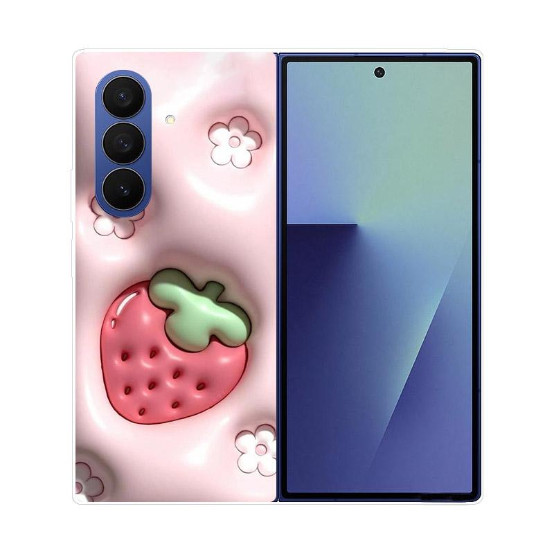 For Samsung Z Fold7 Case Clear Hard PC Folding Cover For Samsung Galaxy Z Fold 7 6 5 4 3 Fold6 Shockproof Transparent Back Funda