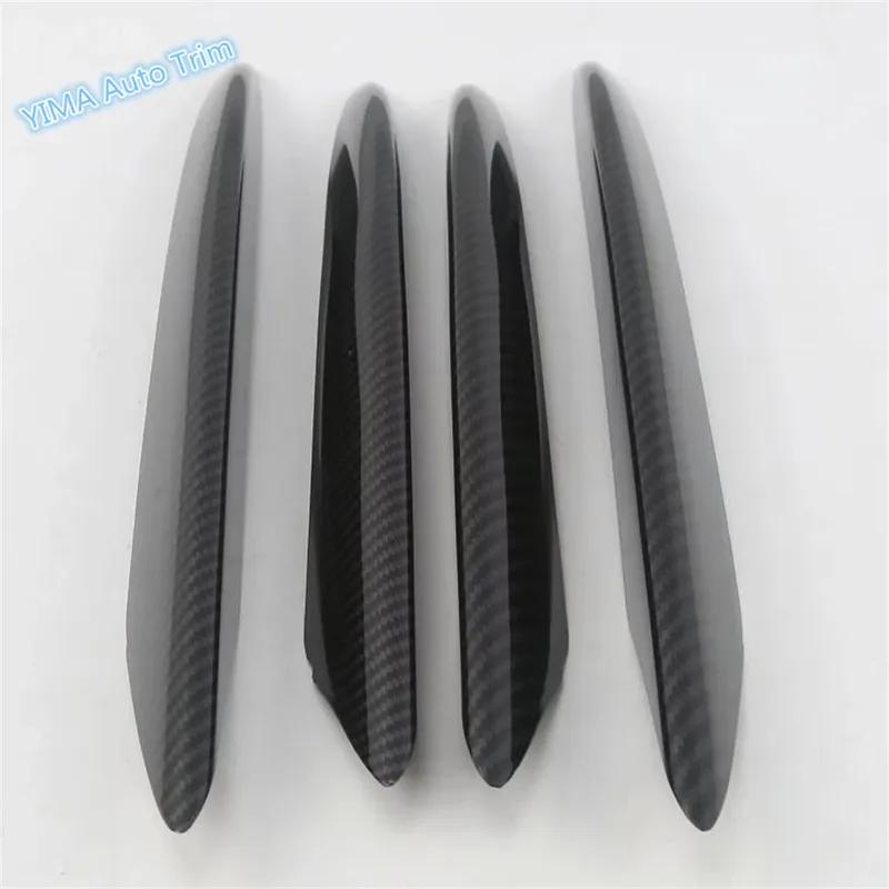 For Mercedes Benz E Class W213 Sport E260 E300 2016 2017 2018 Car Accessories Front Fog Lamp Strips Trim Cover Carbon Fiber