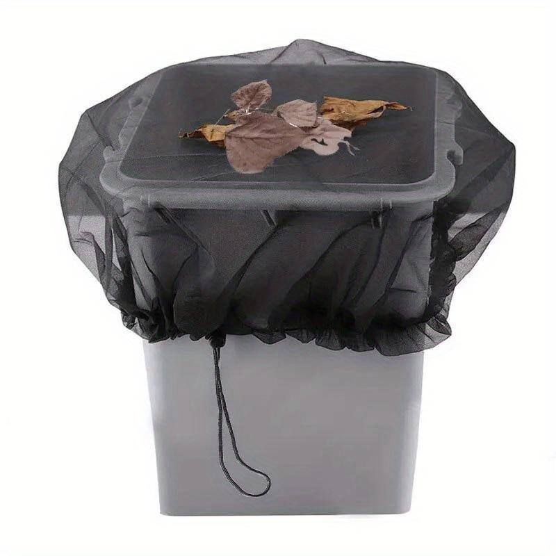 2pcs Rain Bucket Net Cover Bucket Insect Proof Net Cover Water Tank Screen Protection Cover Rain Bucket Filter Protective Net