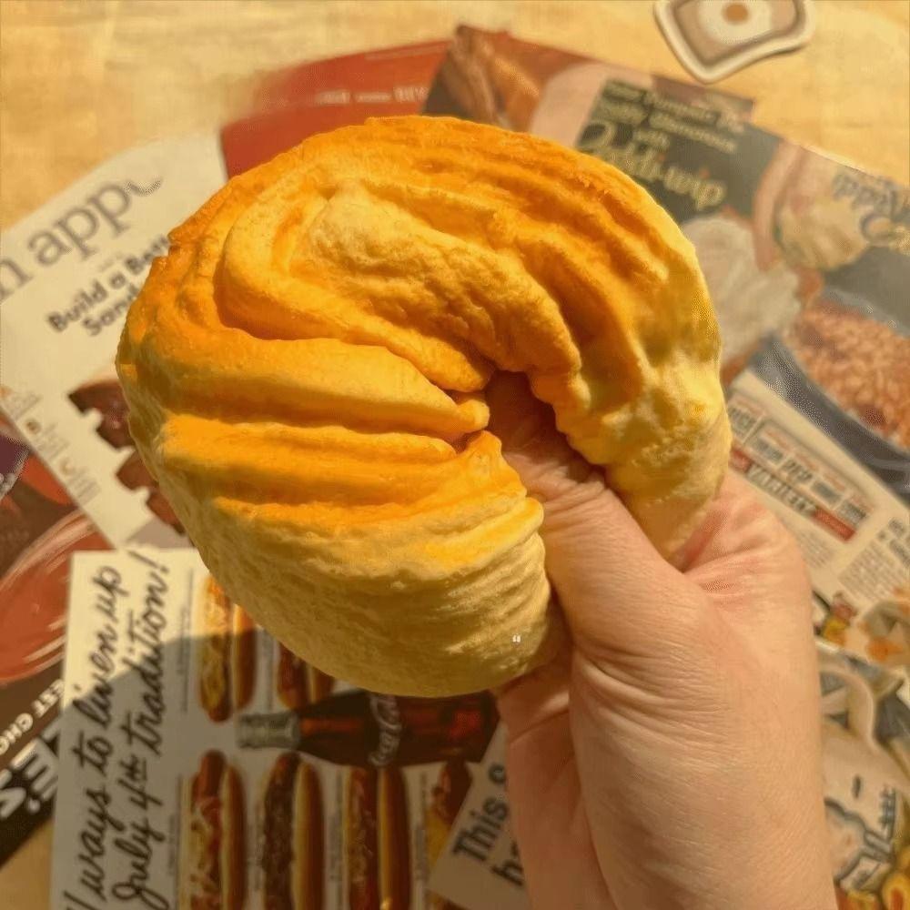 Simulation Simulated Bread Toast Squeeze Slow Rising Finger Suction Slow Rising Squishy Foam Soft Texture Sensory Fidget