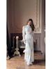 Spring 2025 Elegant Long Sleeve Slimming Dress - Comfortable Design