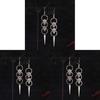 Skull Earring Punk Style Alloy Dangle Jewelry For Women