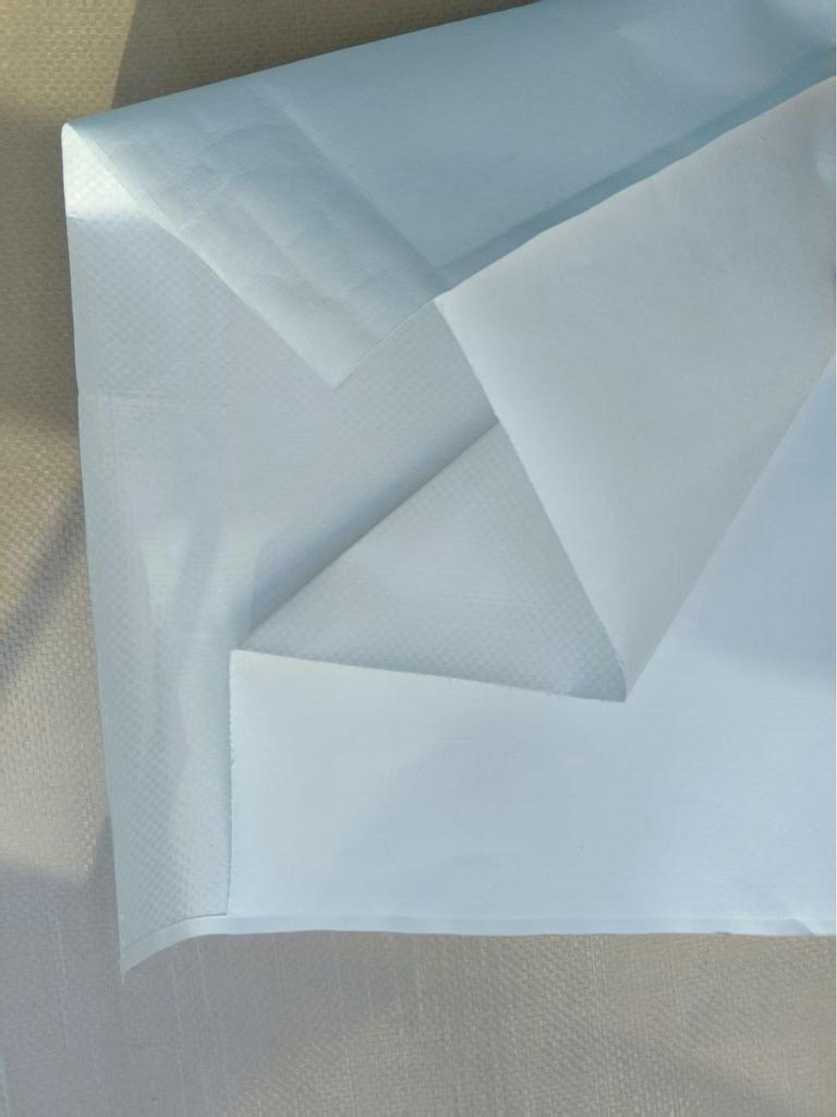 Waterproof White Kraft Paper Woven Bag with Self-Adhesive Seal