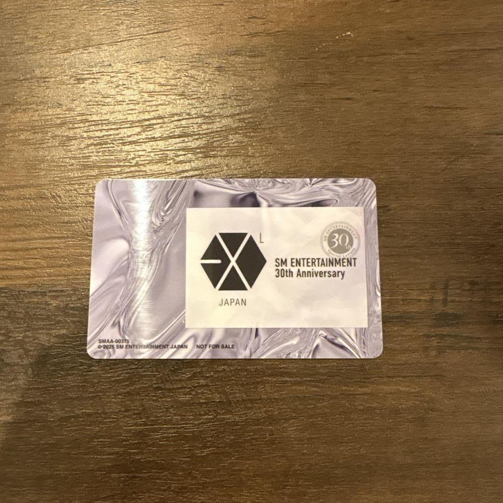 [USED] EXO SM 30th Anniversary Raffle Trading Cards