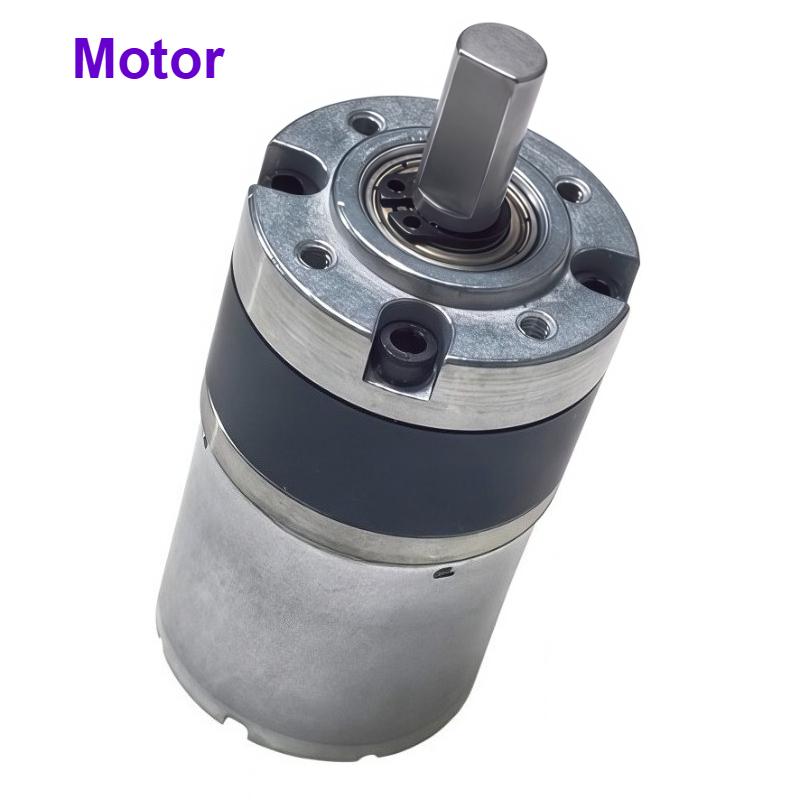36mm DC Metal Planetary Gear Motor 12v 24v Shaft Diameter 6mm/8mm PGM36-3530 Adjustable Speed CW CCW Electric Motor 8~1621rpm