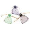 100Pcs/Lot Star Moon Organza Jewelry Bags Tulle Sheer Sachets Drawstring Gift Bag Wedding Party Favor Pouches Jewelry Organizer