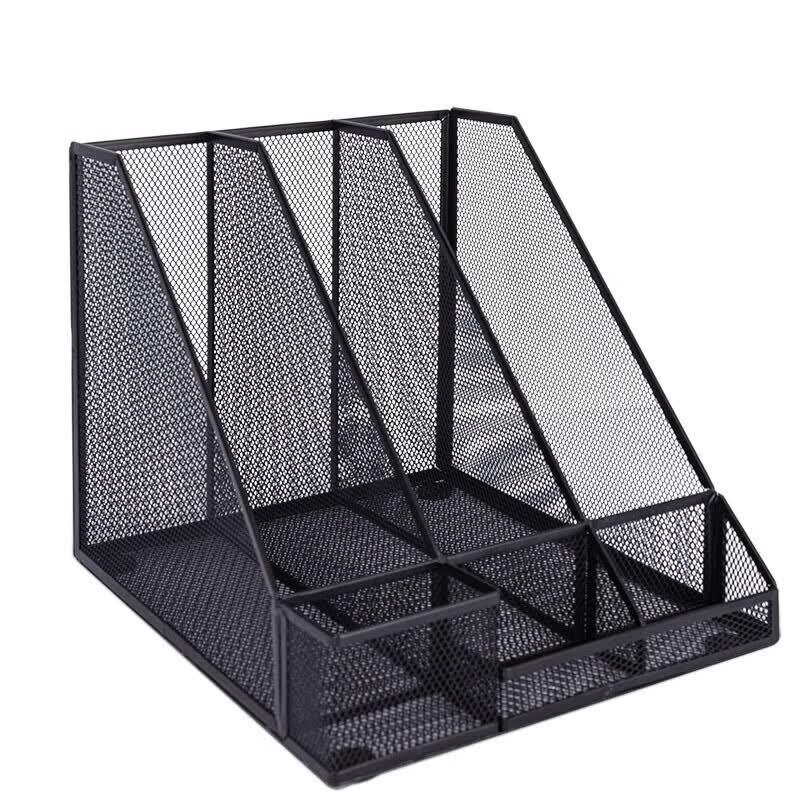 Deli 78987 Three-Tier Metal File Holder
