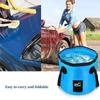 20L Portable Foldable Water Bucket Camping Water Storage Container Car Supplies Travel Hiking Fishing Gardening Accessories