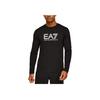 Emporio Armani EA7 FW25 Stretch Plain Knit Cotton Long Sleeve T-Shirt Men Tops 7M000900-AF10373-MC317