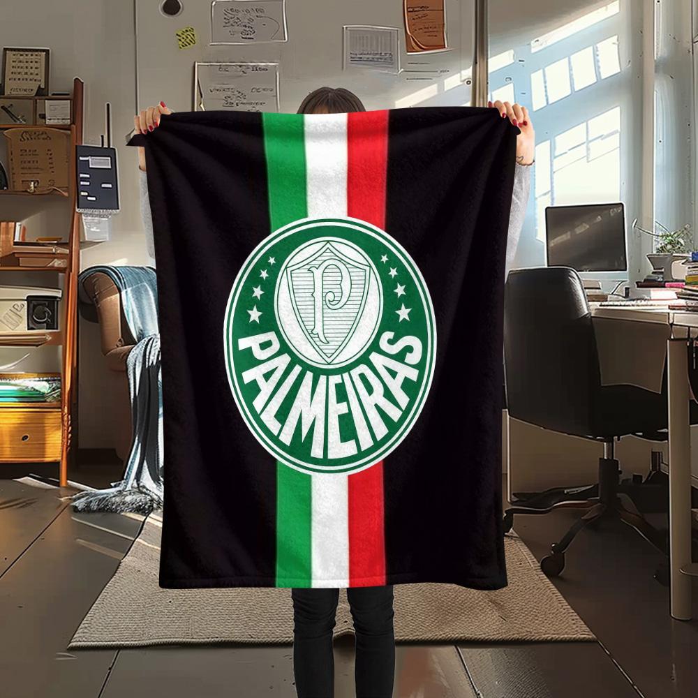 SE Palmeiras2 Flannel Blanket, High quality Comfortable for All Seasons, Home Decor, Warmth and Comfort