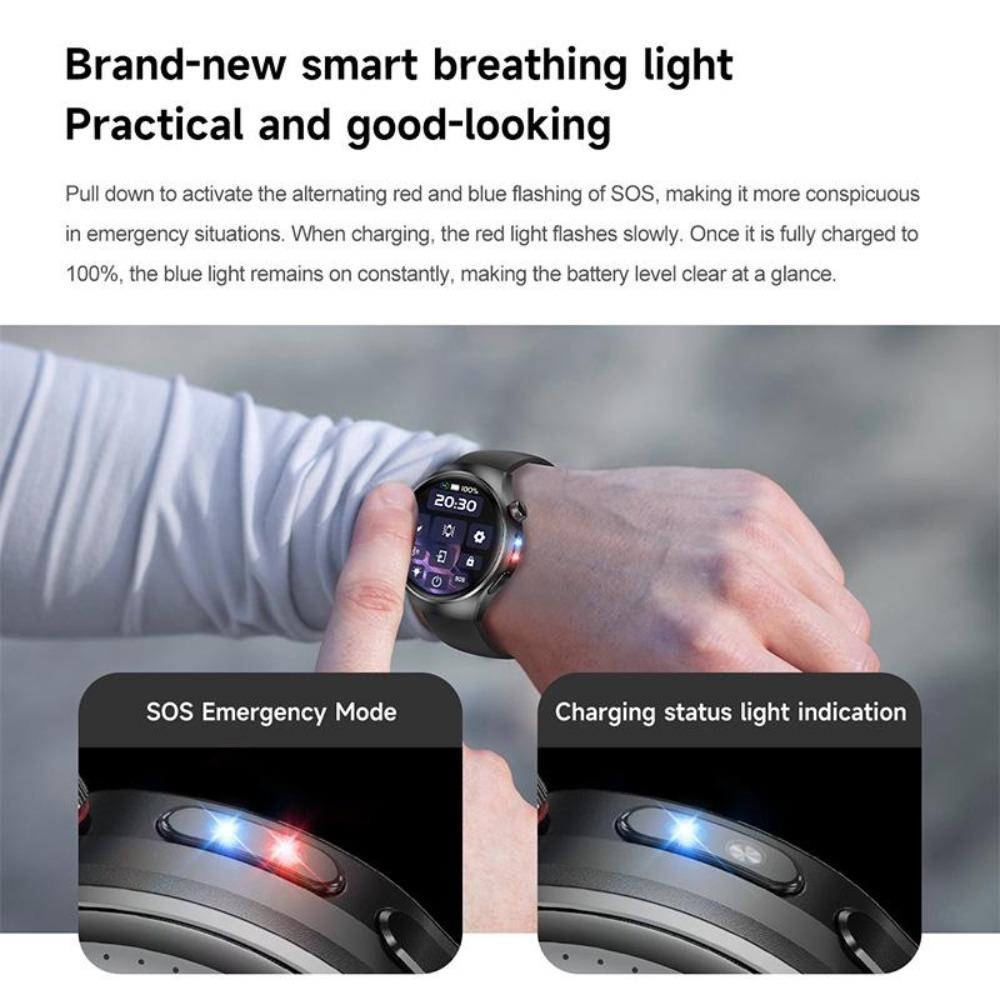 2026 Nuovo Watch5 Pro Smartwatch GPS Schermo AMOLED HD da 1,53 Pollici Bussola Frequenza Cardiaca Impermeabile Modalità Sportive Multiple Chiamata BT Smartwatch