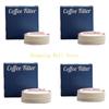 KX4B 100Pcs Coffee Machine Handle Round Powder Bowl Filter Paper Espresso Supplies
