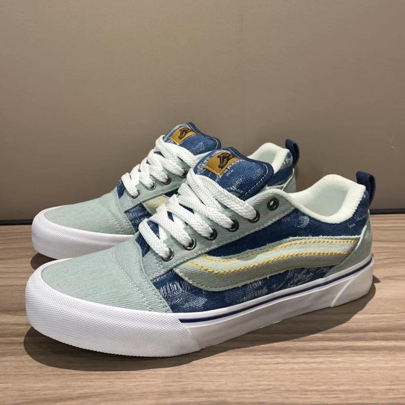 Bread shoes classic low-top comfortable student youth board shoes retro casual couple shoes 38 джинсовый