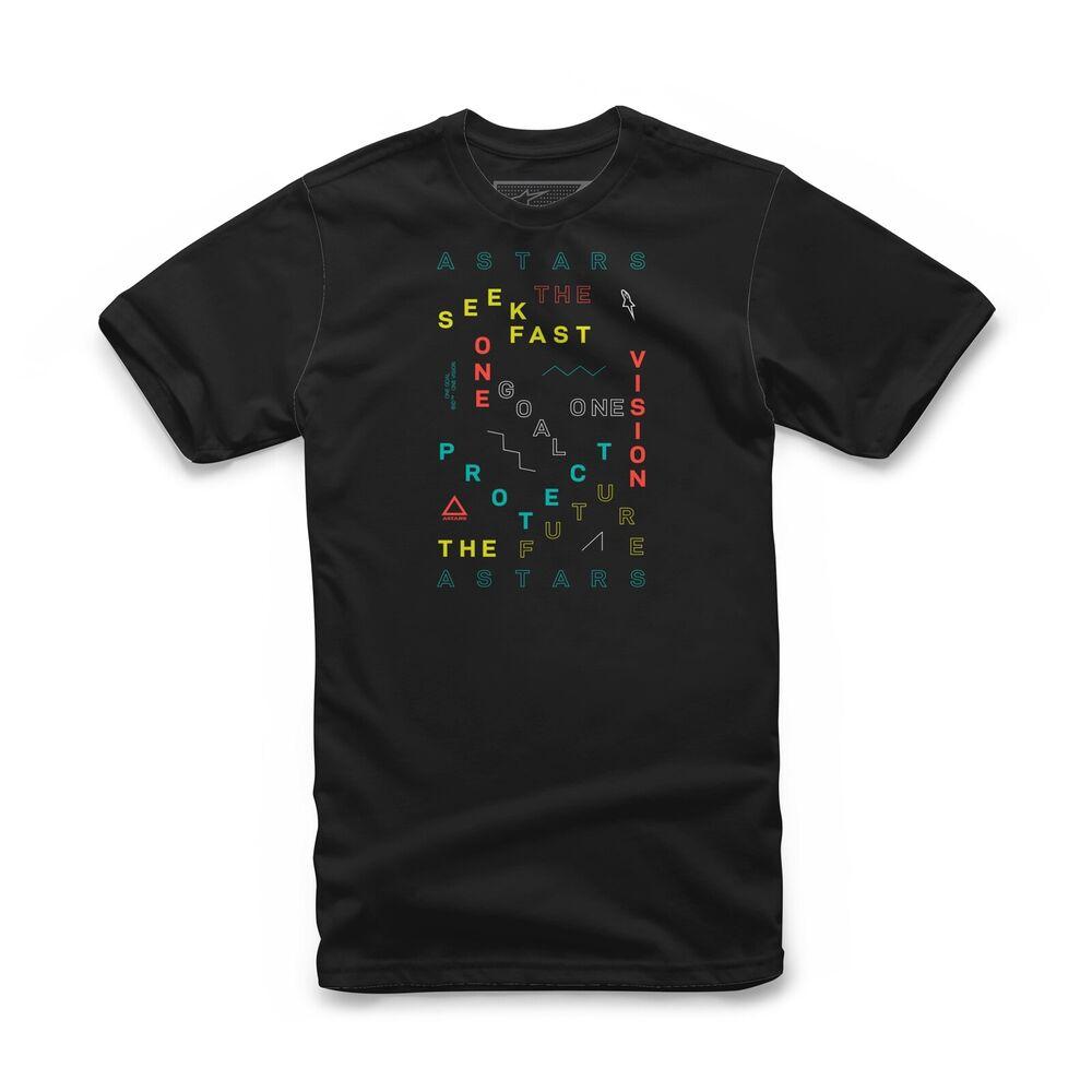 

Черная футболка унисекс Alpinestars Scatter Astars