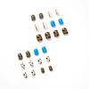Milk coffee leopard print contrasting color wearing nail art finished fake nail nail art patch nail patch waterproof removable nail piece