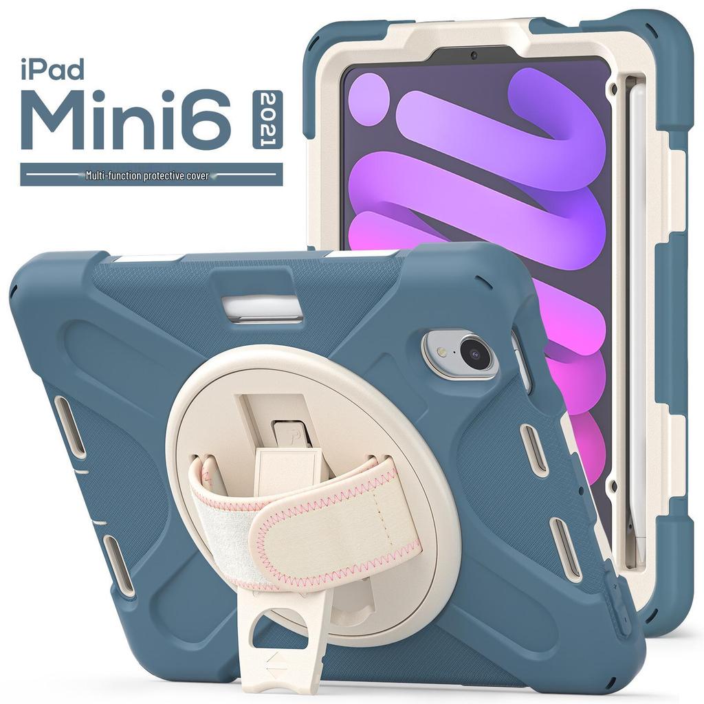 iPad mini6 8.3 Inch Protective Case with Nylon Hand Strap