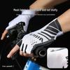 Tiguan Men's Summer Half-Finger Cycling Gloves - Touchscreen, Breathable, Sun Protection for Outdoor Sports, Fishing, Motorcycling, and Road Biking.