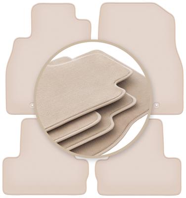 PREMIUM Beige Floor Mats For: Chevrolet Volt Hatchback 2012-2017