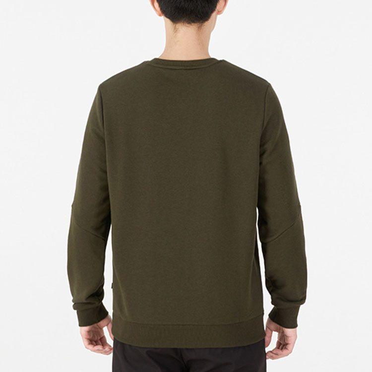 PUMA Sweatshirts Men's Green Crew Neck Moderate Regular 849562-70