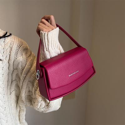 Premium Saddle Bag Women's Oblique Span Small Square Bag Handheld Shoulder Fashion Commuter Small Square Bag