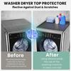 Solid Washing Machine Dust Cover Waterproof Silicone Washing Machine Protective Dryer Pad Protector Silicone Mat New