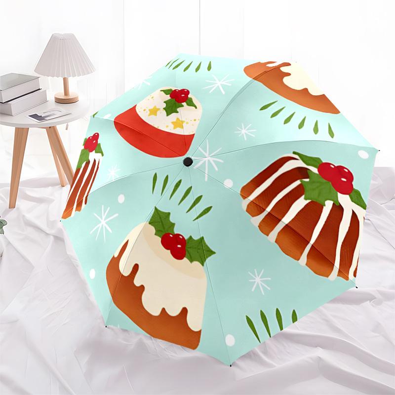 1pc cake Automatic Open/Close Umbrella, Lightweight for Women/Men, Perfect Gift - for Everyday or Holiday Eventsyy251127086