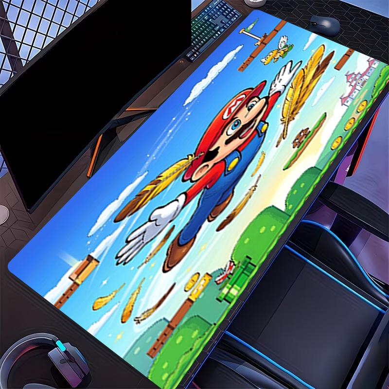 Super Mario Print Mouse Pad, for Keyboard Pad Laptop PC Mat for Office Home Use, Desk Decor, Perfect Birthday Gift for Gamers