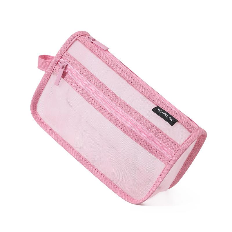 

Stylish Large Capacity Pencil Case for Men - Durable and Simple Office Stationery Storage Bag
