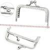 5Pieces 85mm Kiss Clasps Lock Square Metal Purse Frame Kiss Clasp Lock Arched Coin Bag Frame