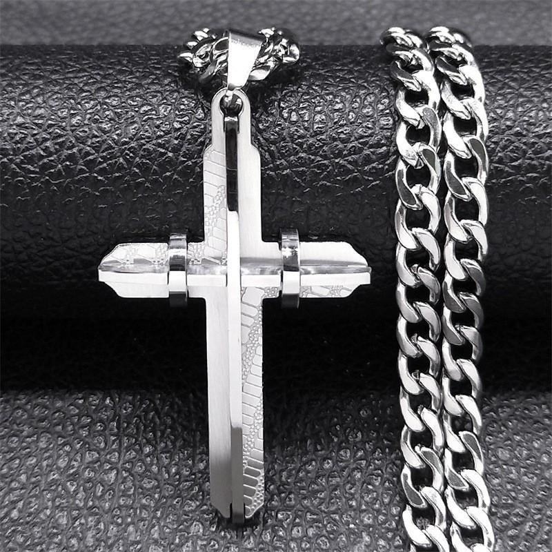 Cross Pendant Classic Men s Fashion High Sense 60CM