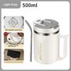 Cold Water Drinks Tumbler Tea Milk Cup 304 Stainless Steel Coffee Mug With Spoon Double Wall Thermal Stainless Steel