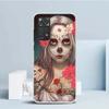 Catrina Beautiful Rose Girl Skull Soft Cover for Xiaomi Redmi Note 15 14 13 12 Pro Plus Phone Case 14S 11S 11T 11E 10S 10 4G Pat